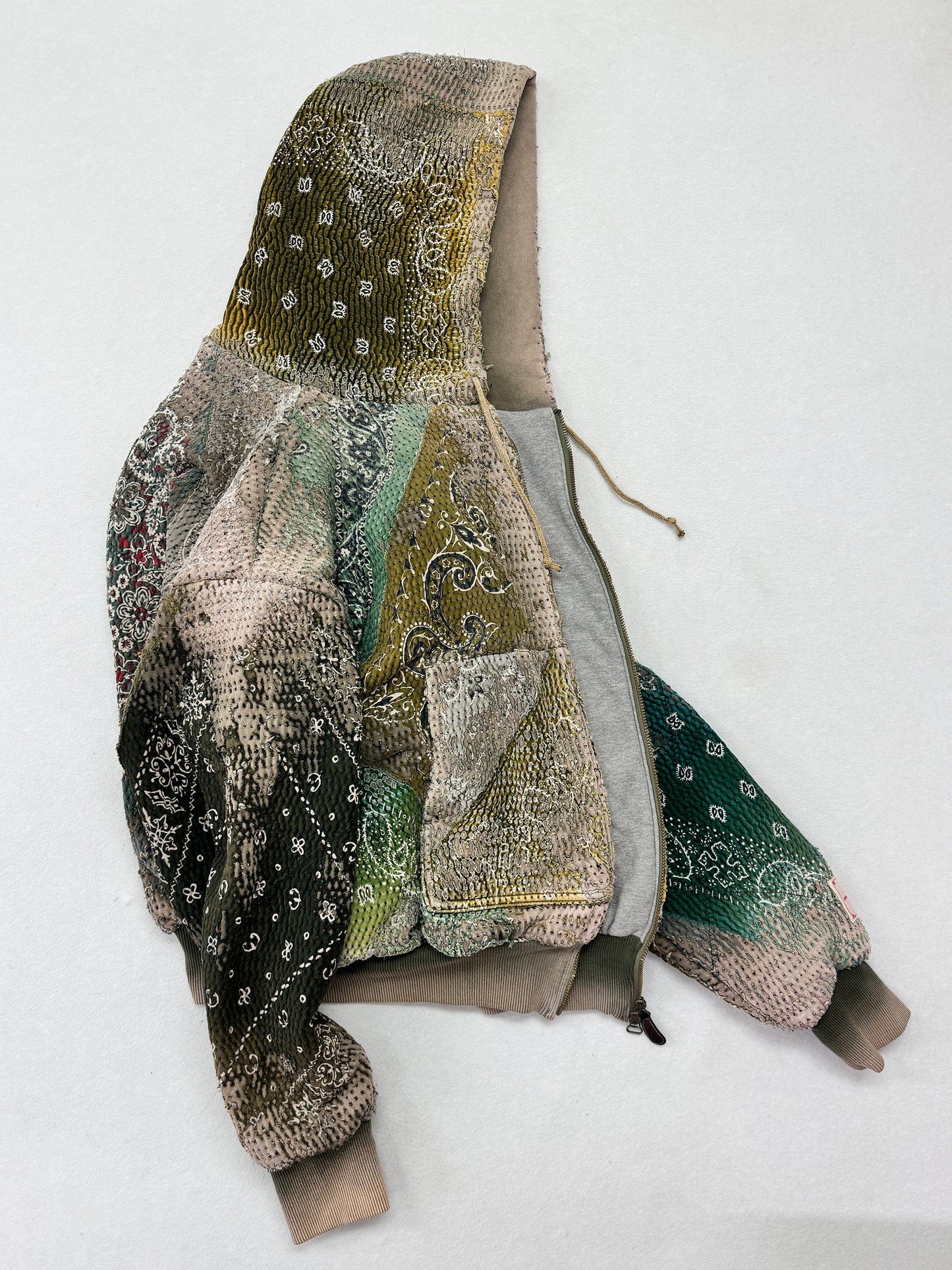 UROBOROS ZIP HOODIE / KHAKI