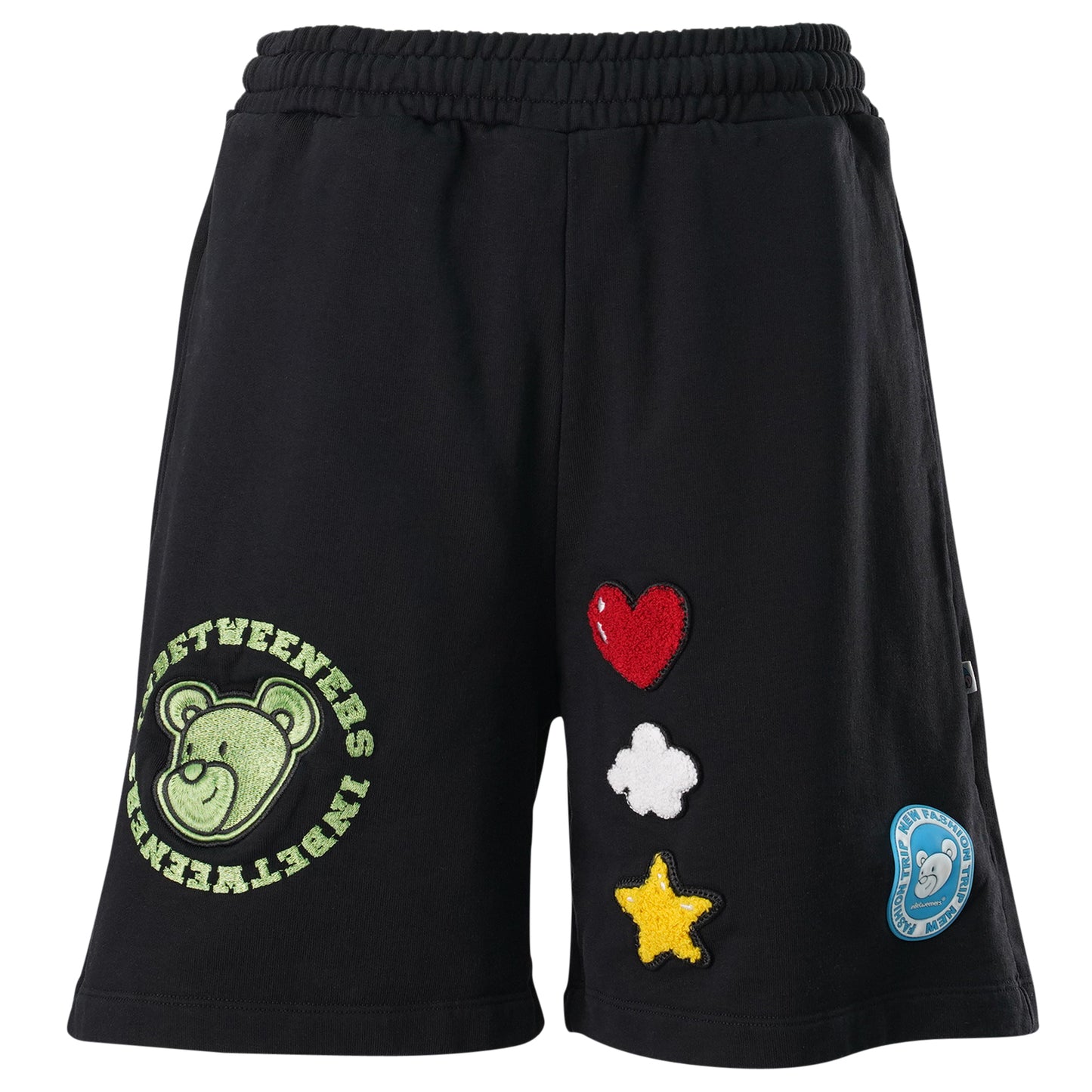 SWEAT SHORTS UNISEX / 110:NERO/BLACK