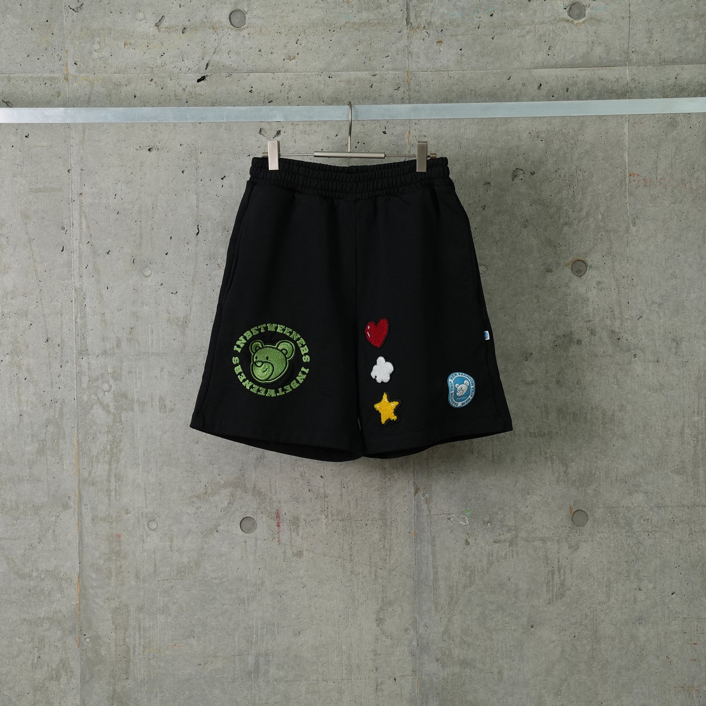 SWEAT SHORTS UNISEX / 110:NERO/BLACK