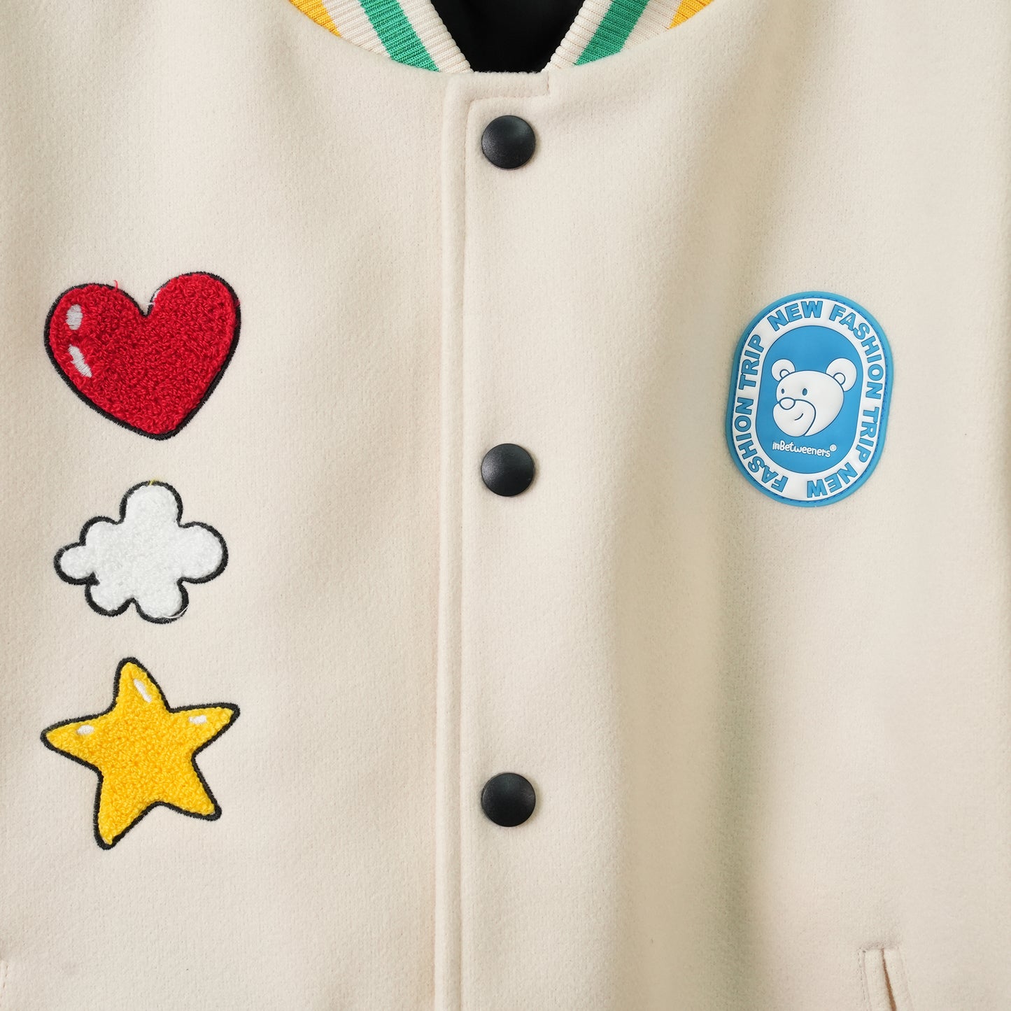 COLLEGE JACKET UNISEX / 013:CREMA/CREAM