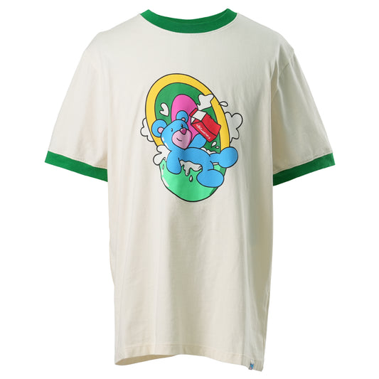 T-SHIRT UNISEX / 013:CREMA-VERDE