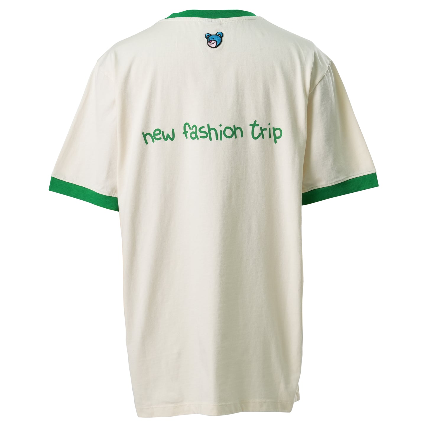 T-SHIRT UNISEX / 013:CREMA-VERDE