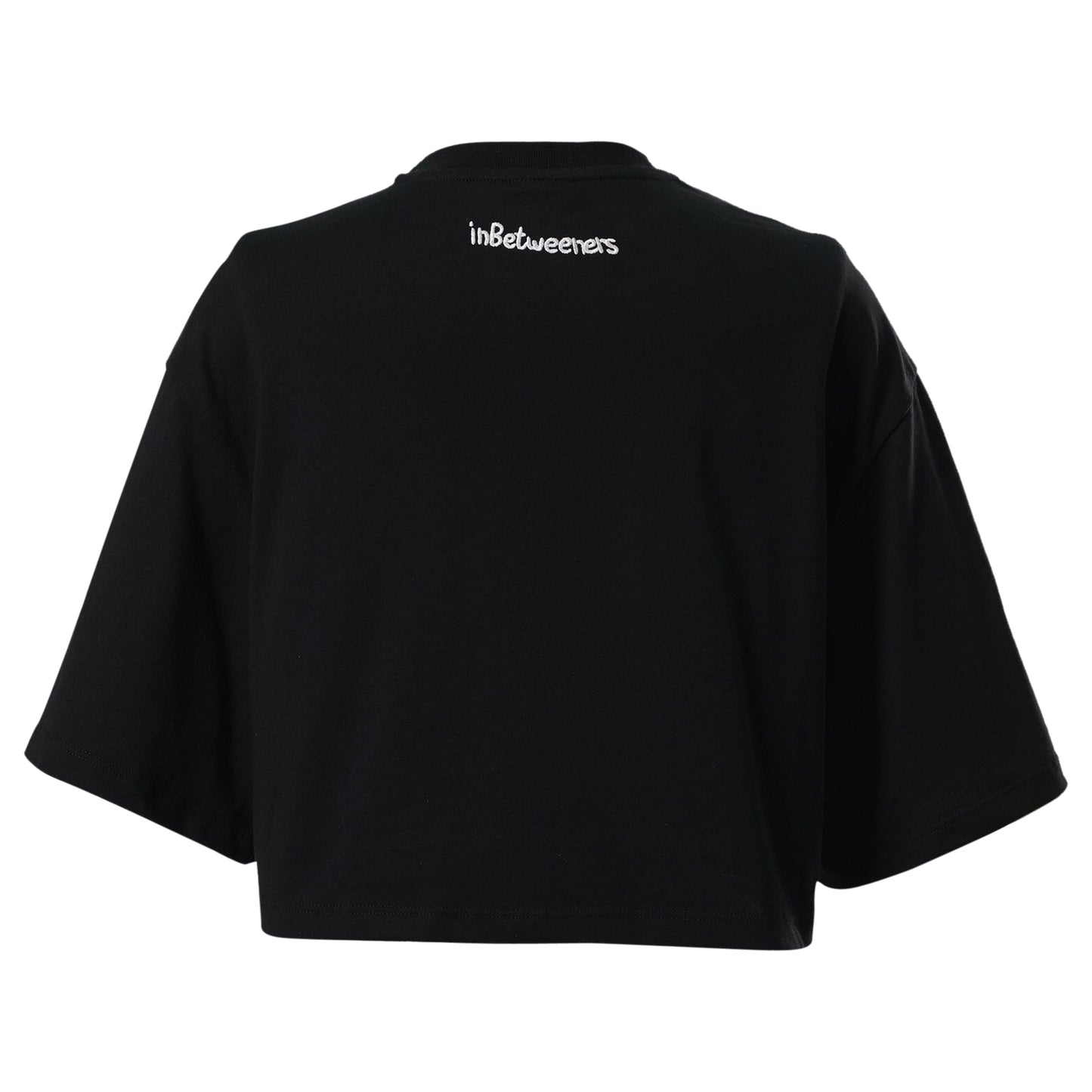 CROPPED T-SHIRT WOMAN / 110:NERO/BLACK