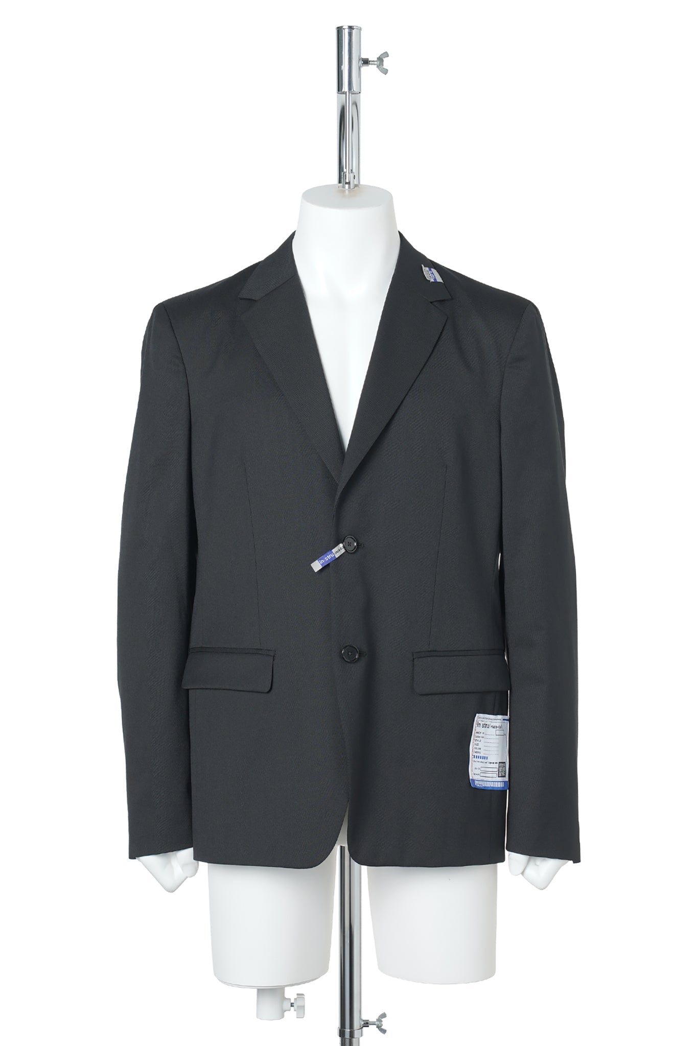 WASHABLE WOOL JACKET / BLACK