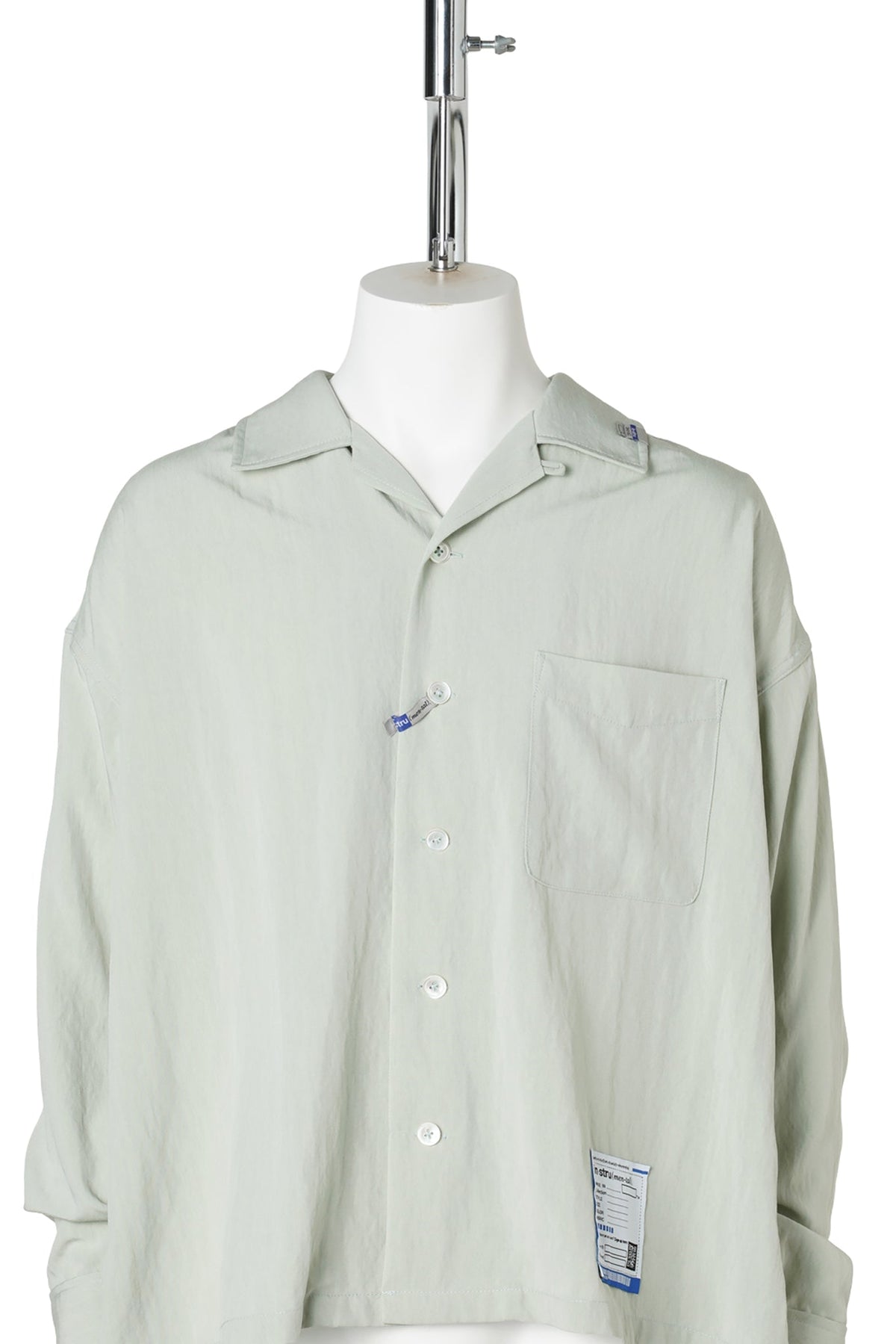 RAYON NYLON LONG SHIRTS / MINT