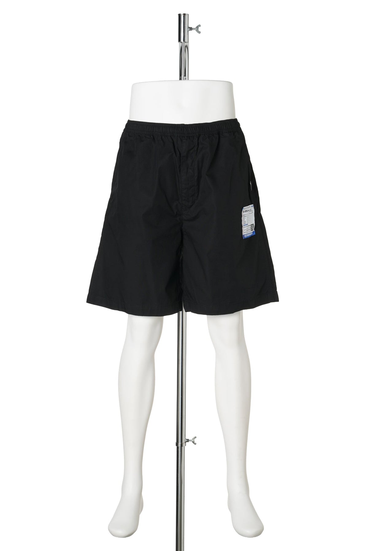 COTTON HIGH DENSITY OX EASY SHORTS / BLACK