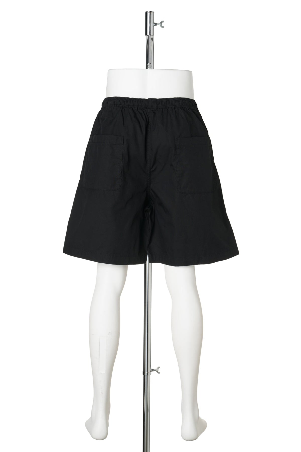 COTTON HIGH DENSITY OX EASY SHORTS / BLACK