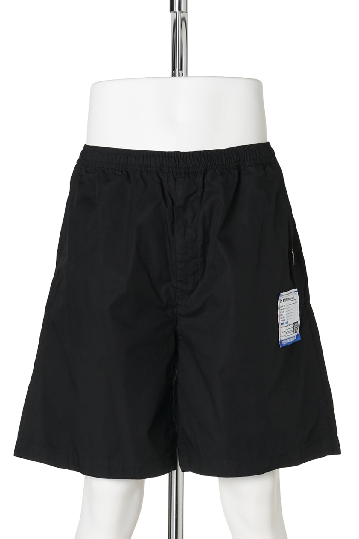 COTTON HIGH DENSITY OX EASY SHORTS / BLACK