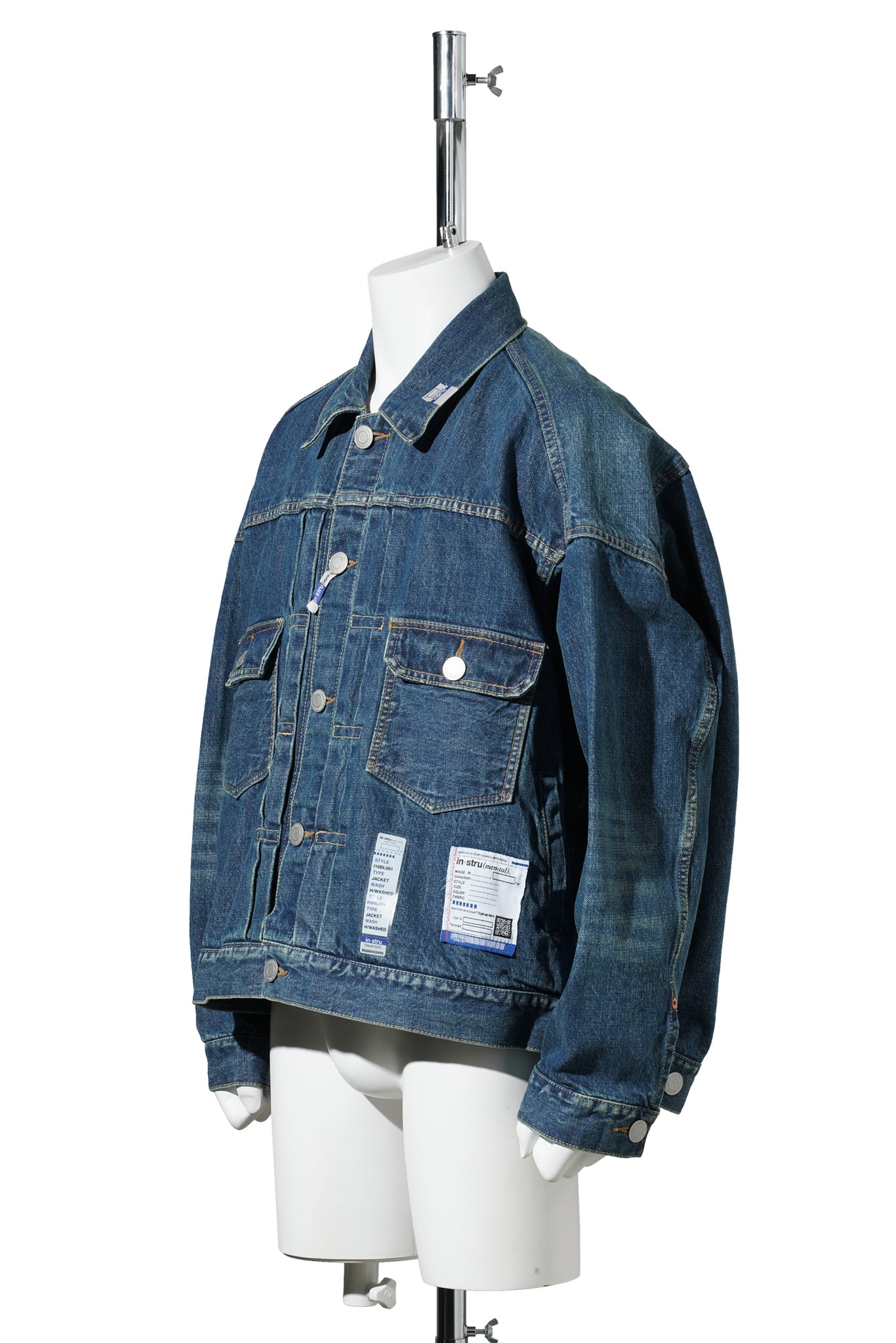 HARD WASHED SELVAGE DENIM JACKET / INDIGO