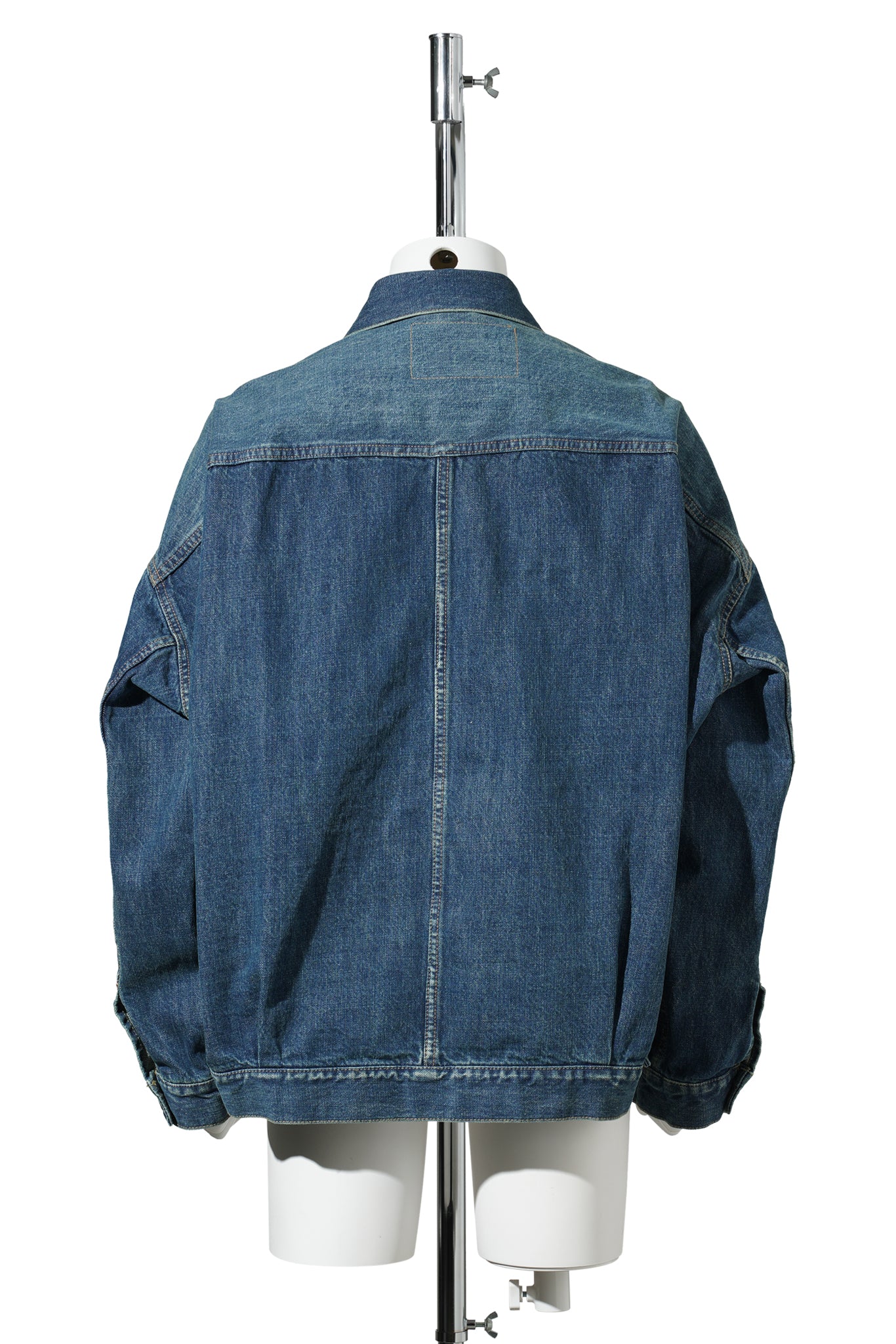 HARD WASHED SELVAGE DENIM JACKET / INDIGO