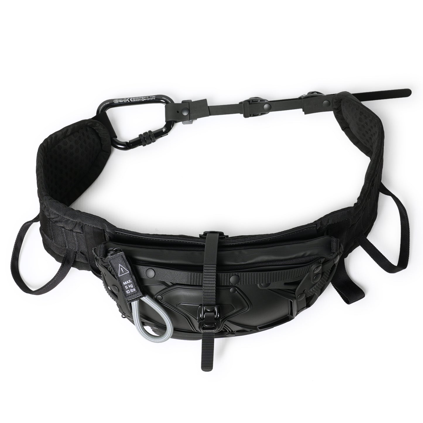 OBJECT I30_FANNY PACK / BLACK MATT-BLACK-BELT