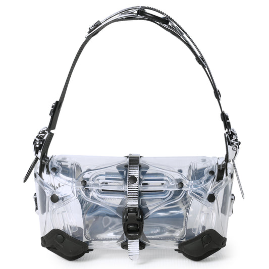 OBJECT I80_MINI STEREO BAG / PATCHWORK-BLACK MATT