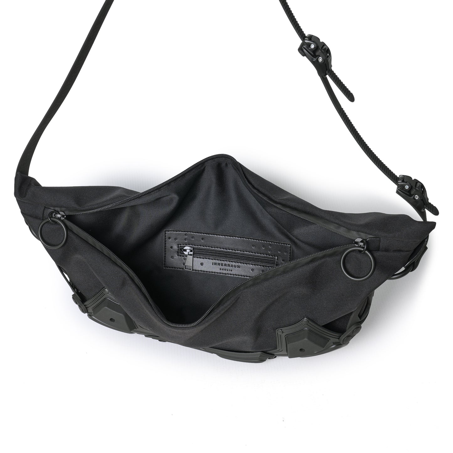 MODULE M07_CROSS BODY BAG / BLACK MATT-BLACK MATT