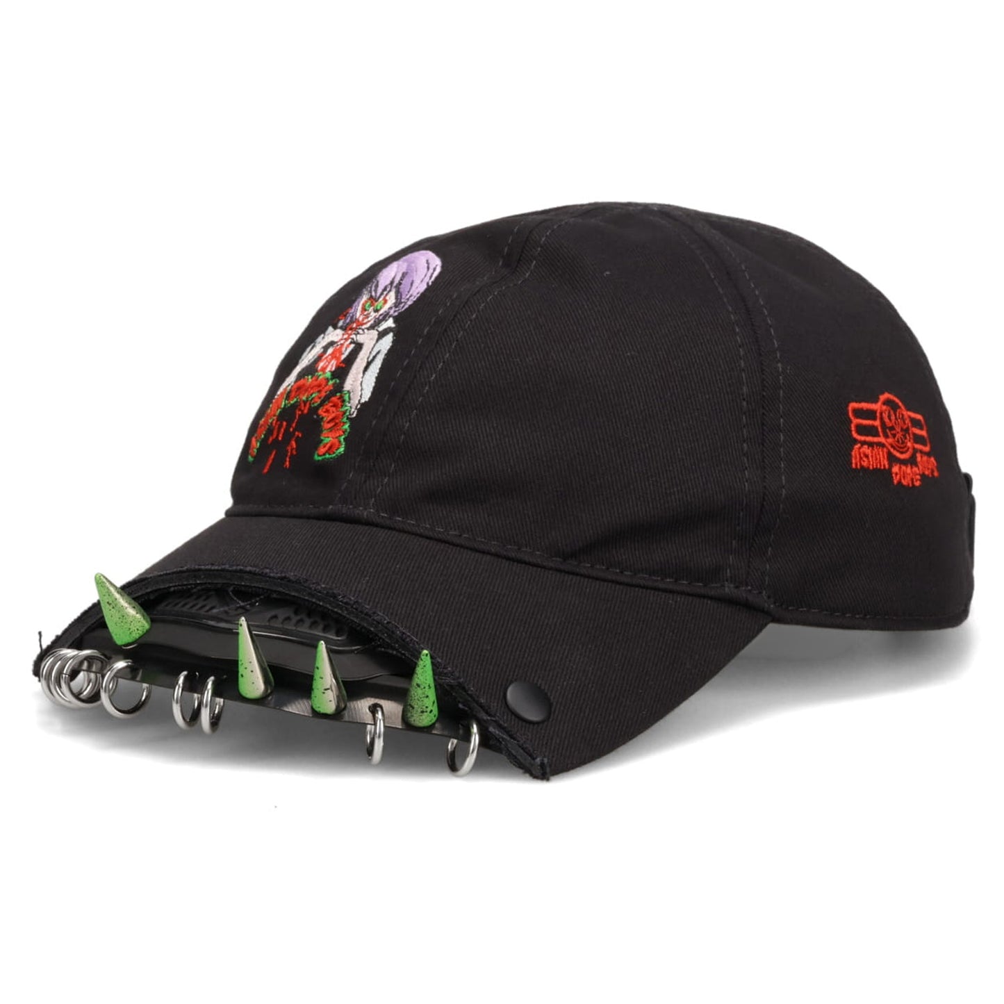 C52 CROPPED BASEBALL CAP / BLACK