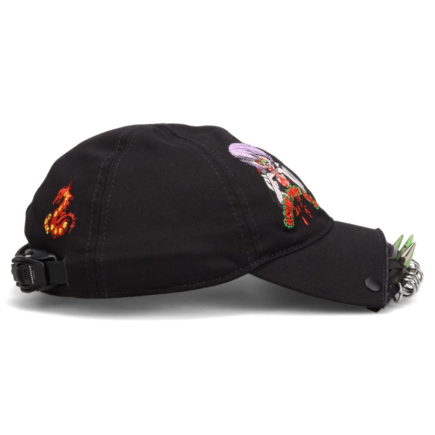 C52 CROPPED BASEBALL CAP / BLACK