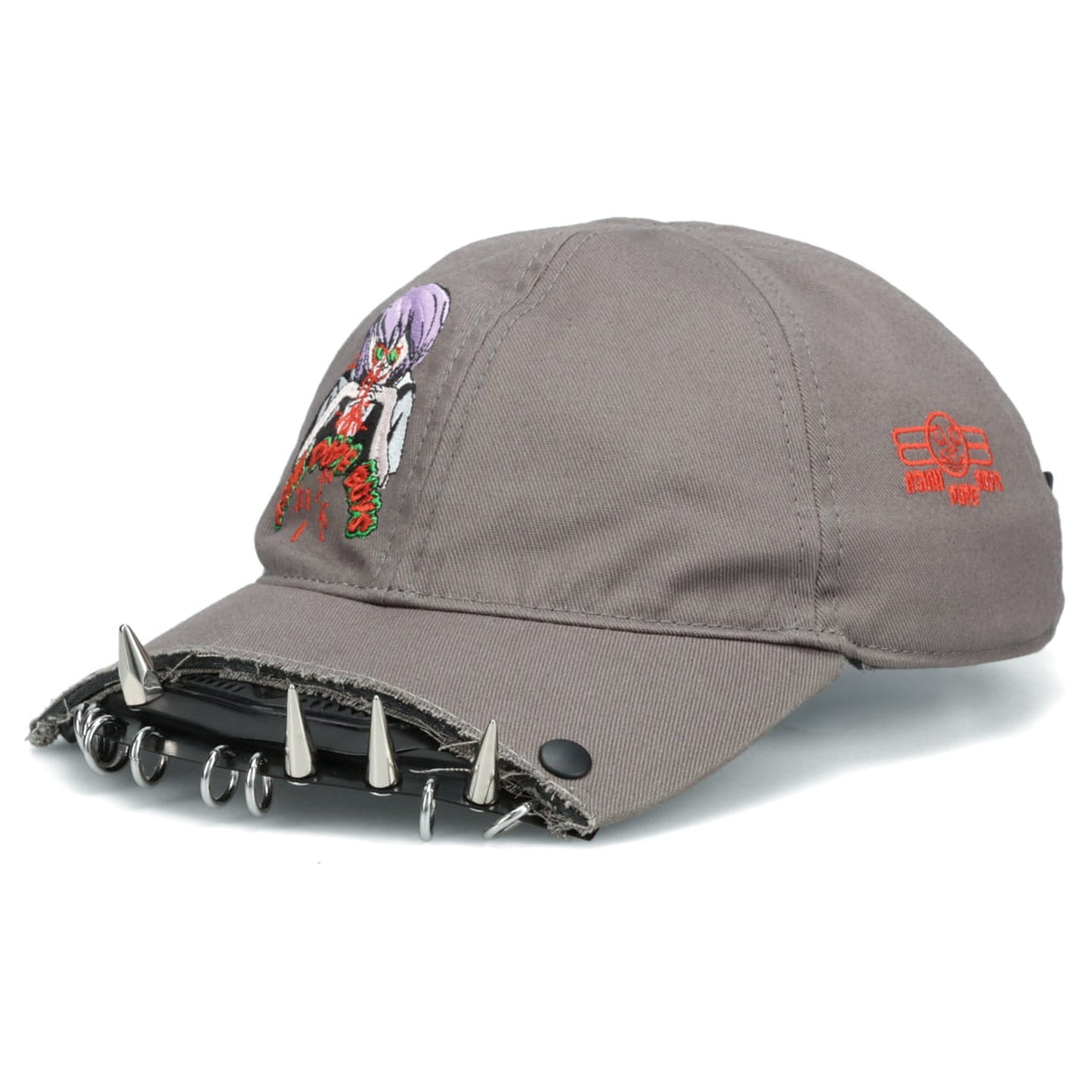 C52 CROPPED BASEBALL CAP / GREY
