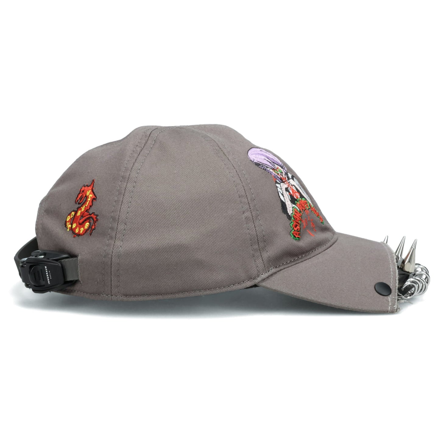 C52 CROPPED BASEBALL CAP / GREY