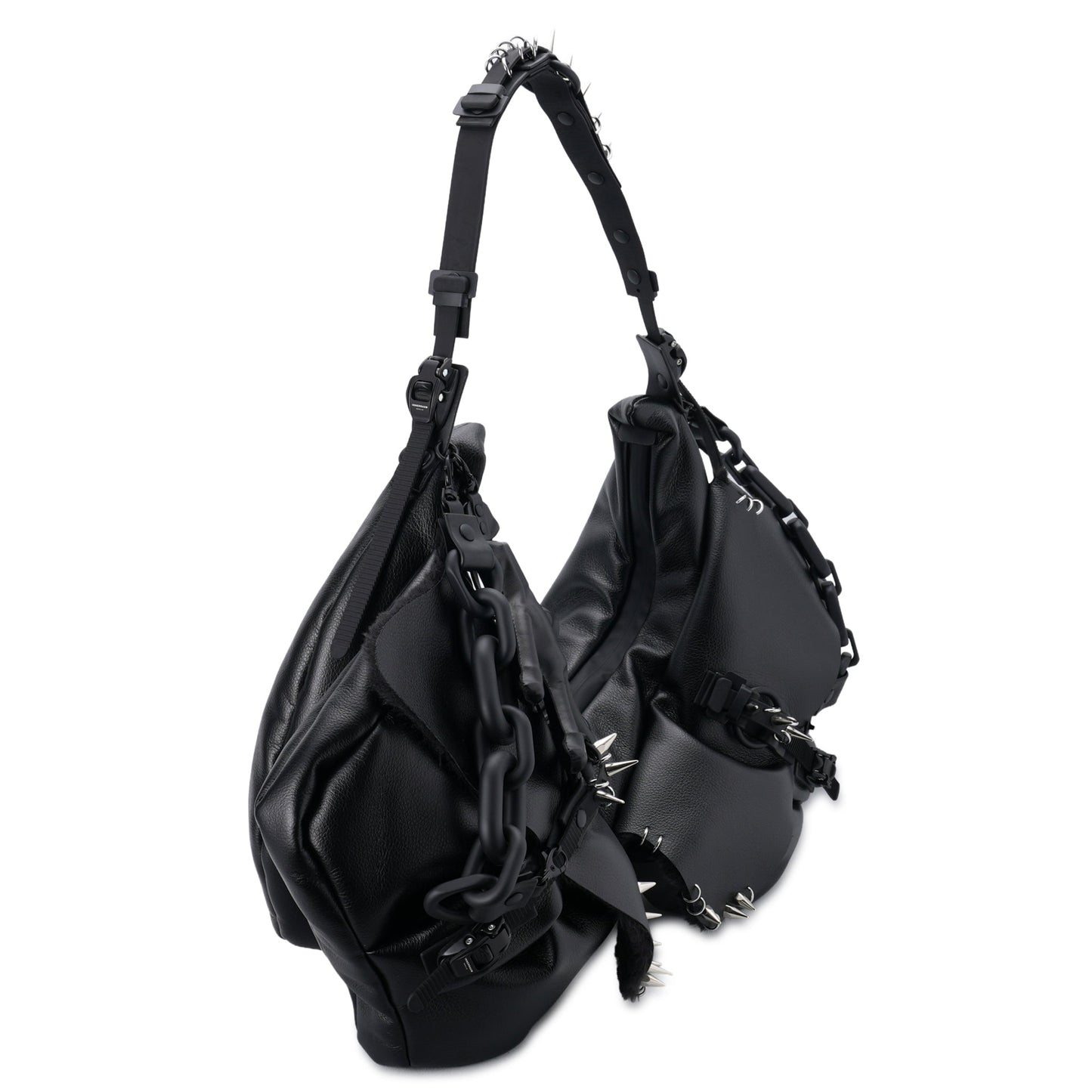 HM03 HALF MOON BAG BLACK / BLACK