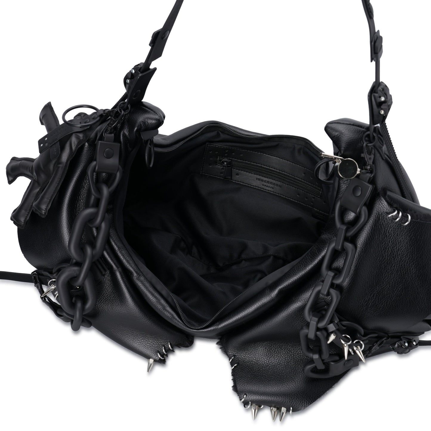 HM03 HALF MOON BAG BLACK / BLACK