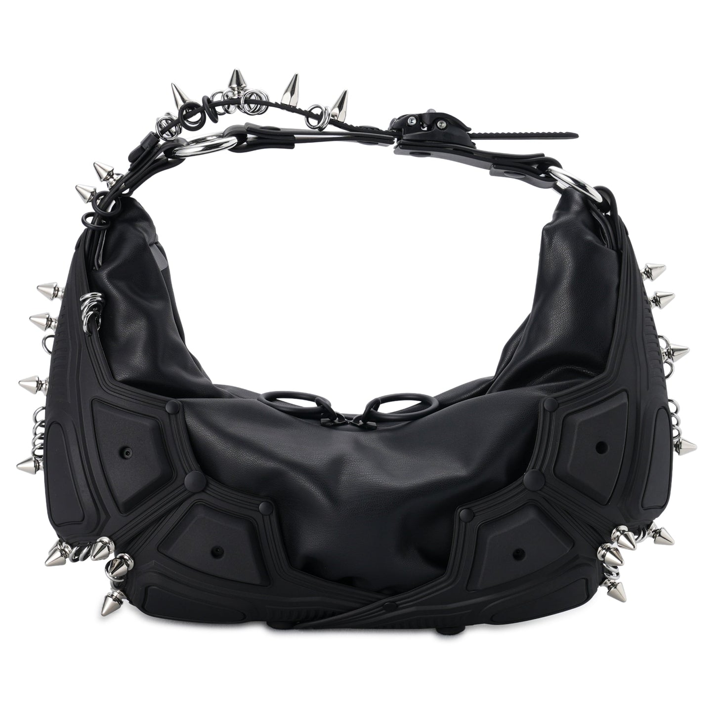 M02 SMALL HALF MOON BAG / BLACK MATT