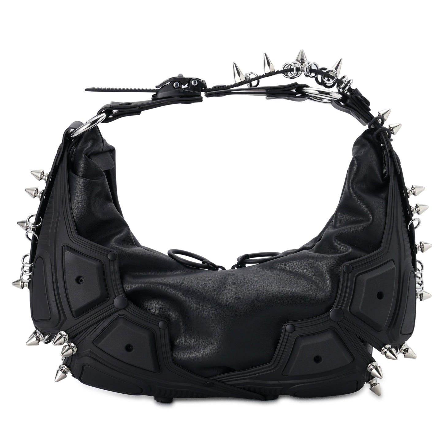 M02 SMALL HALF MOON BAG / BLACK MATT