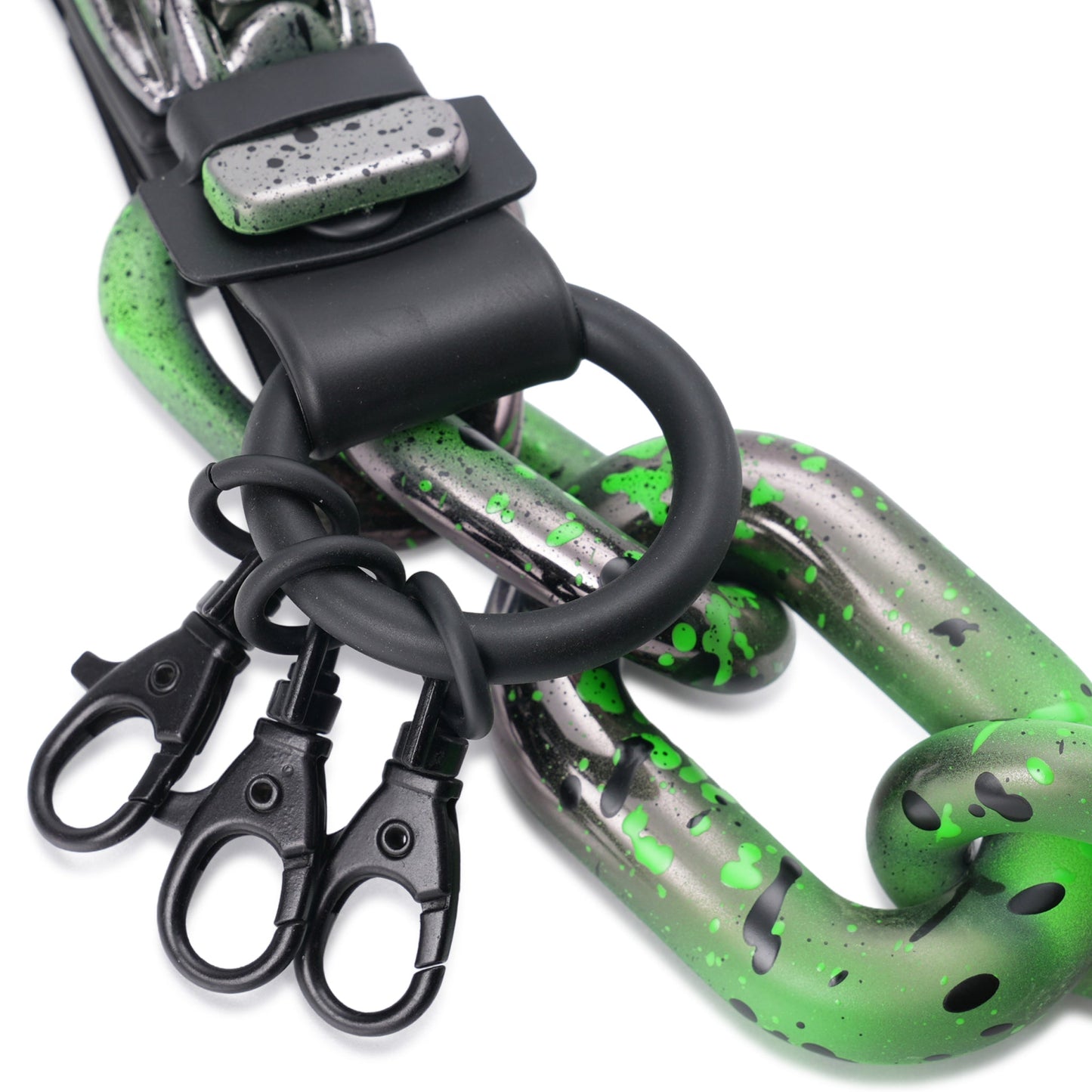 T04 KEY HOLDER / ALIEN GREEN BLACK