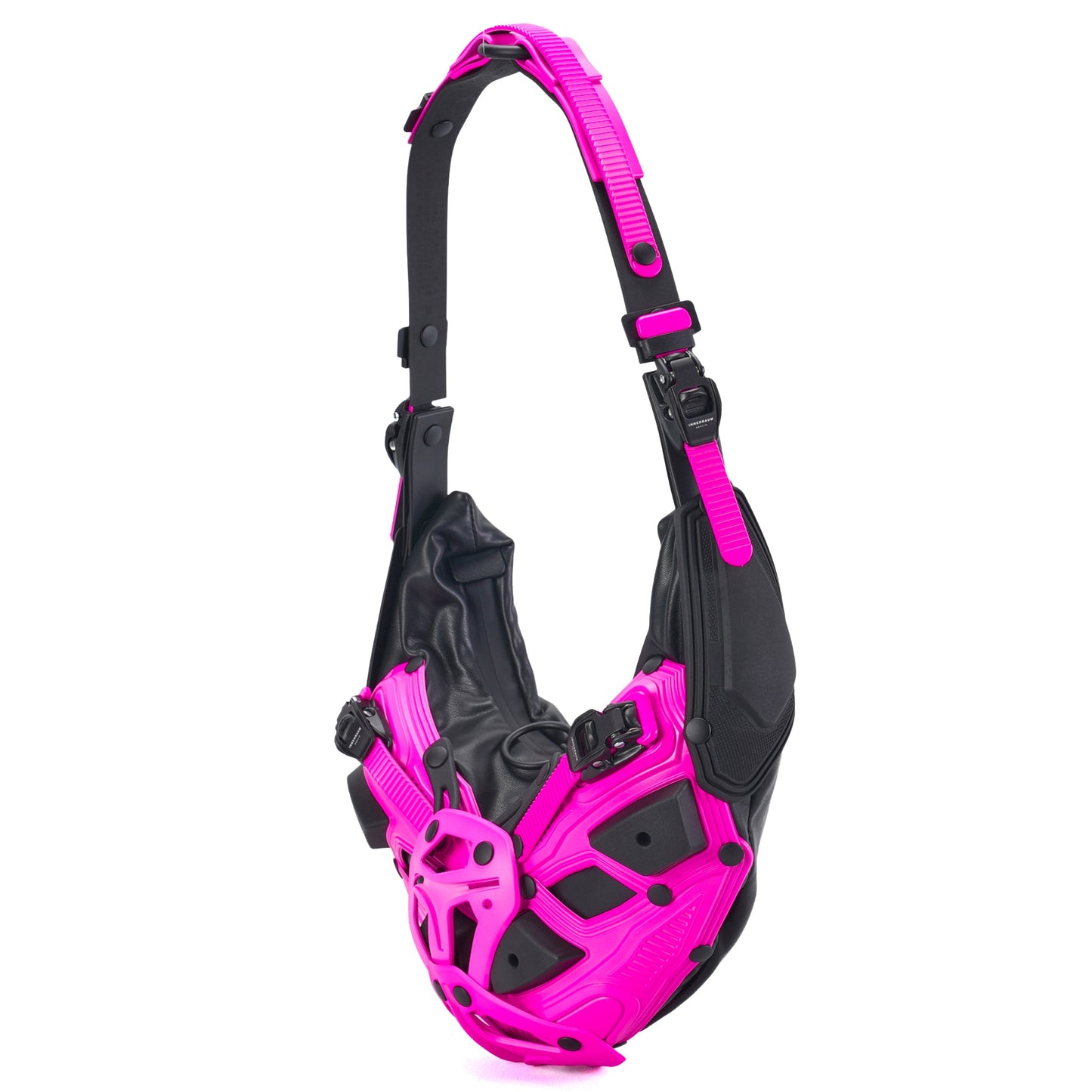 OBJECT HM05_SHOULDER/CROSSBODY BAG / PINK GLOW_BLACK MATT