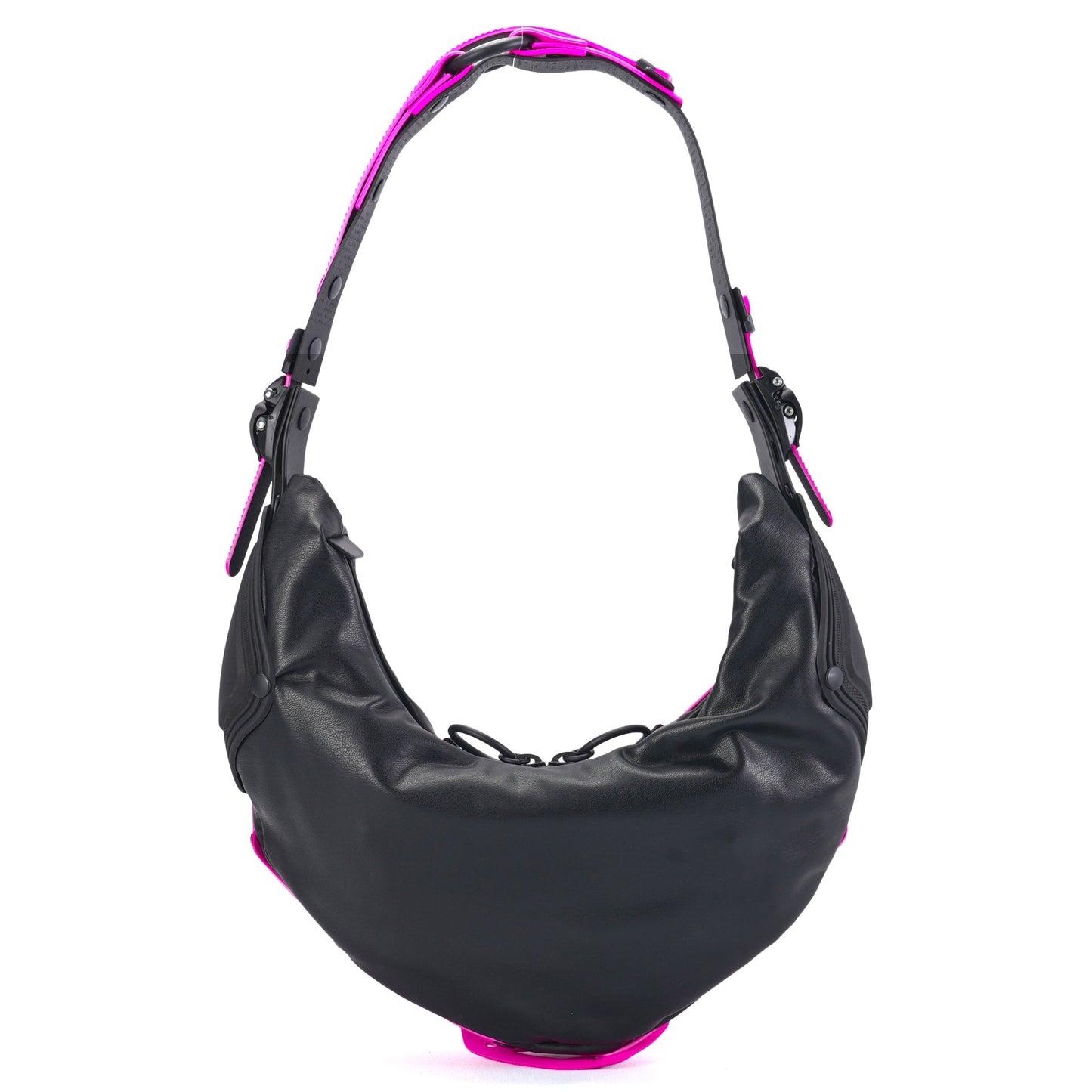 OBJECT HM05_SHOULDER/CROSSBODY BAG / PINK GLOW_BLACK MATT
