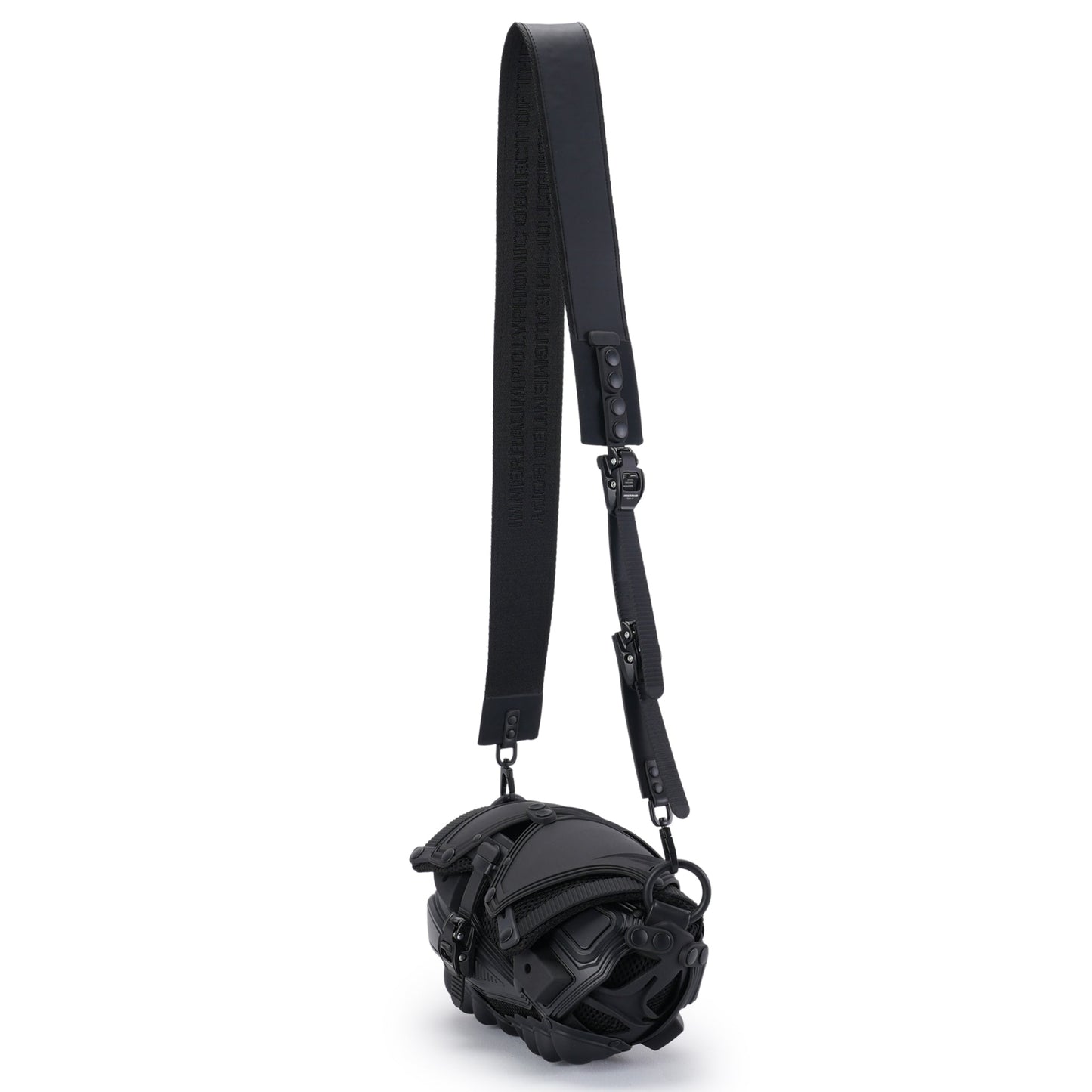 OBJECT I2X_CROSSBODY BAG / BLACK MATT_BLACK MATT