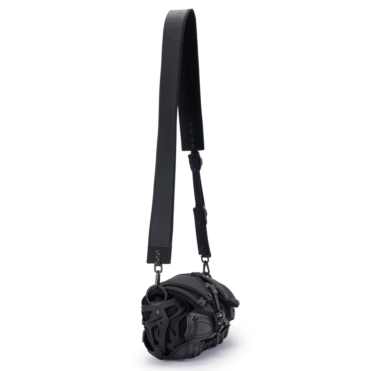 OBJECT I2X_CROSSBODY BAG / BLACK MATT_BLACK MATT