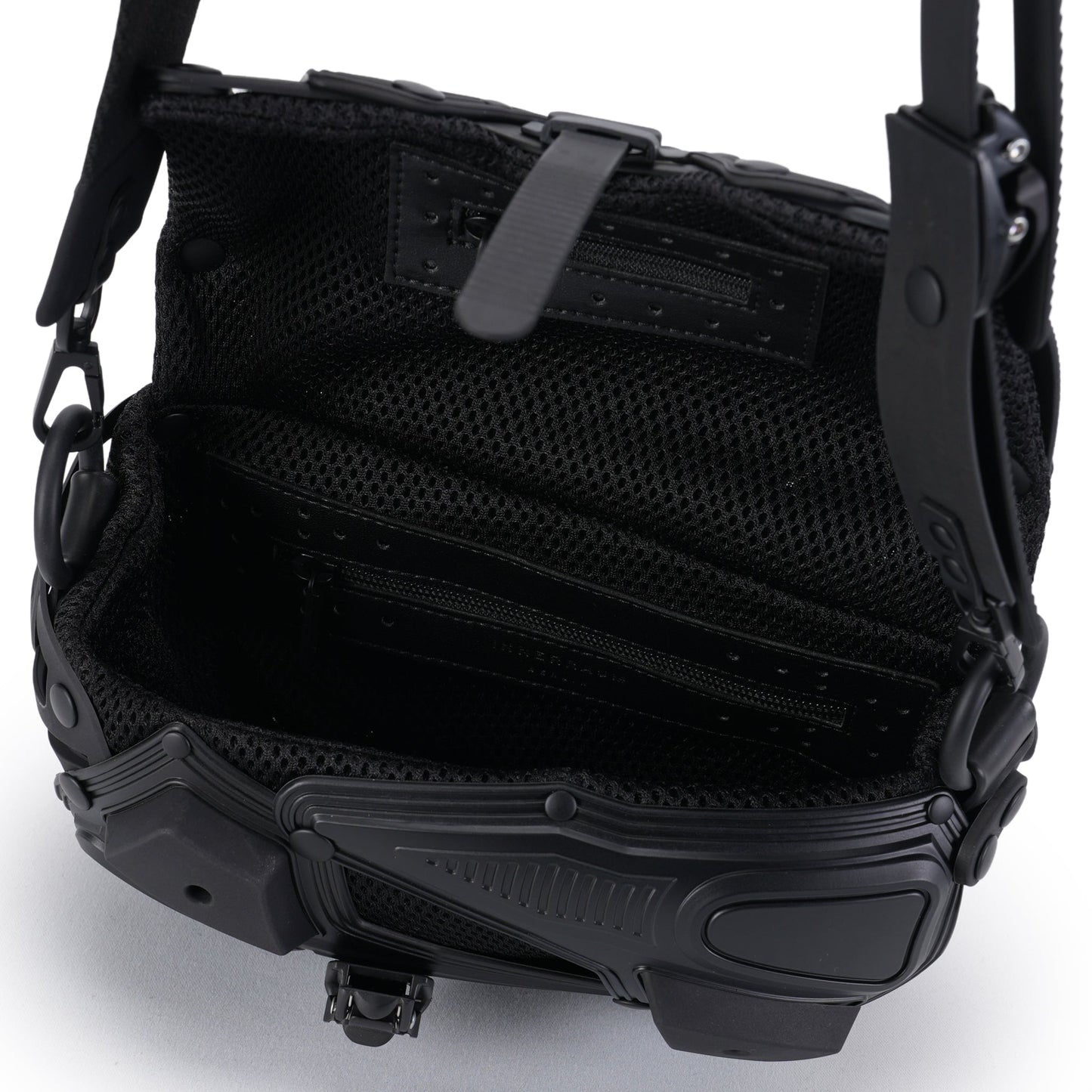 OBJECT I2X_CROSSBODY BAG / BLACK MATT_BLACK MATT