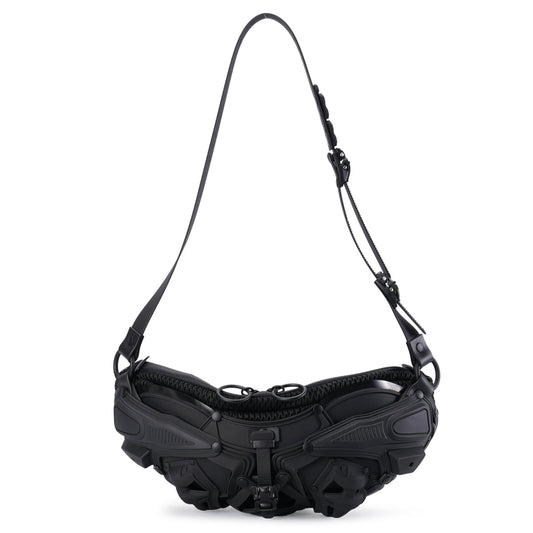 OBJECT I82_CROSSBODY BAG / BLACK MATT_BLACK MATT