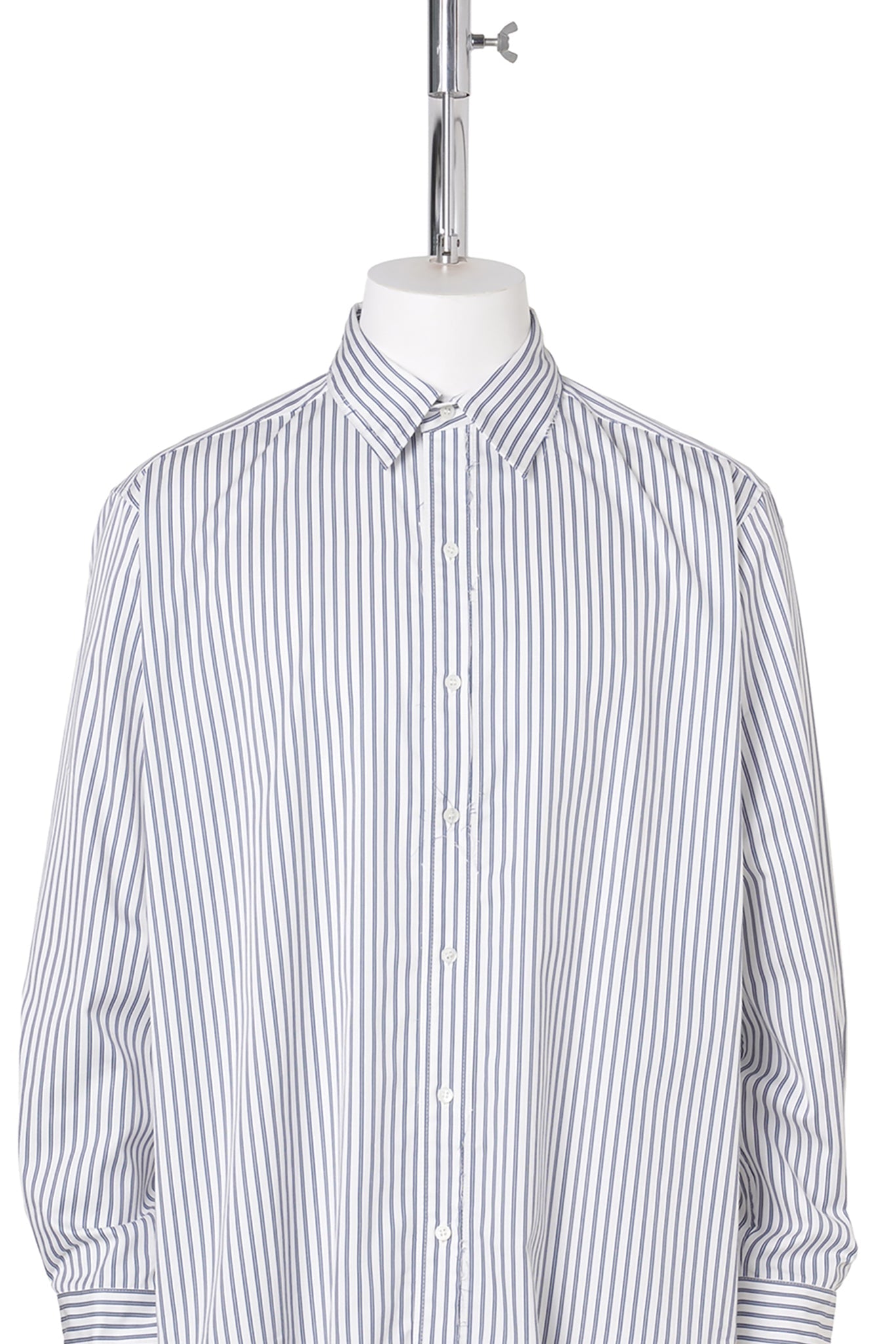 TYPE127(STRIPED) / WHITE & NAVY BLUE