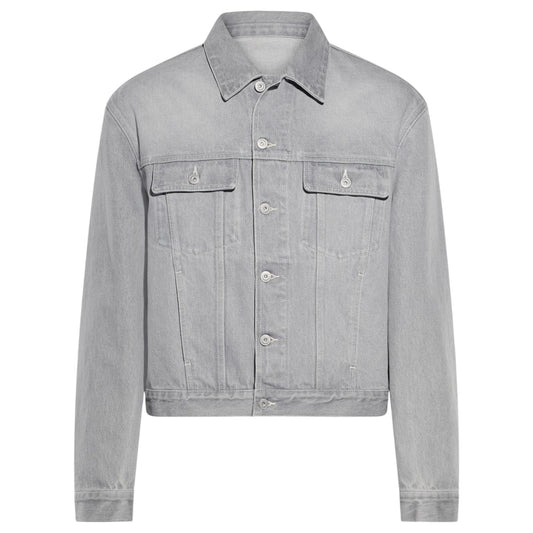 LA VESTE DE-NIMES / 95A:GREY/OFF-WHITE