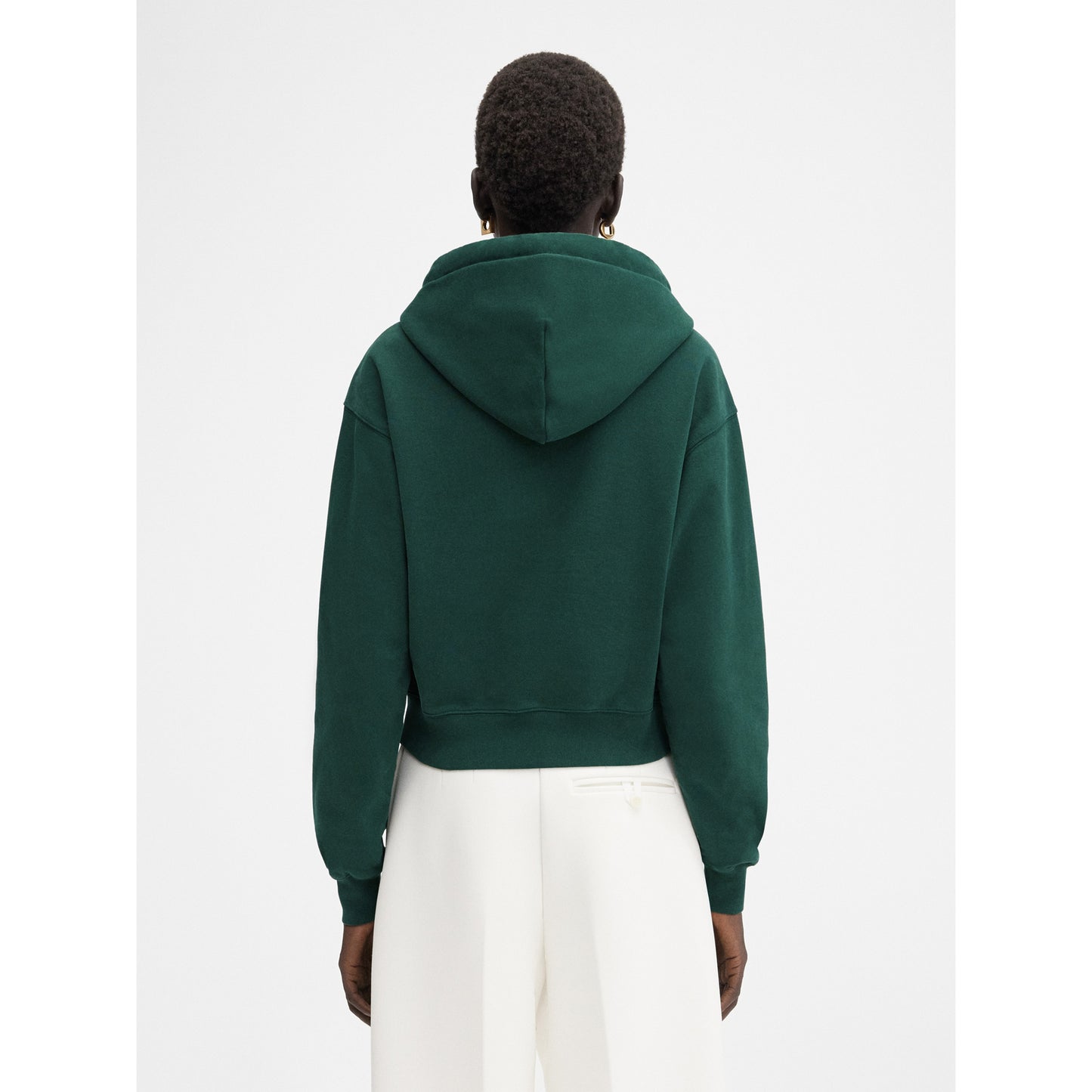 LE HOODIE GROS GRAIN / 591:DARK GREEN 2