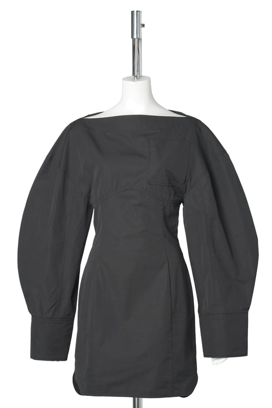LA ROBE CHEMISE CASACO / 990:BLACK