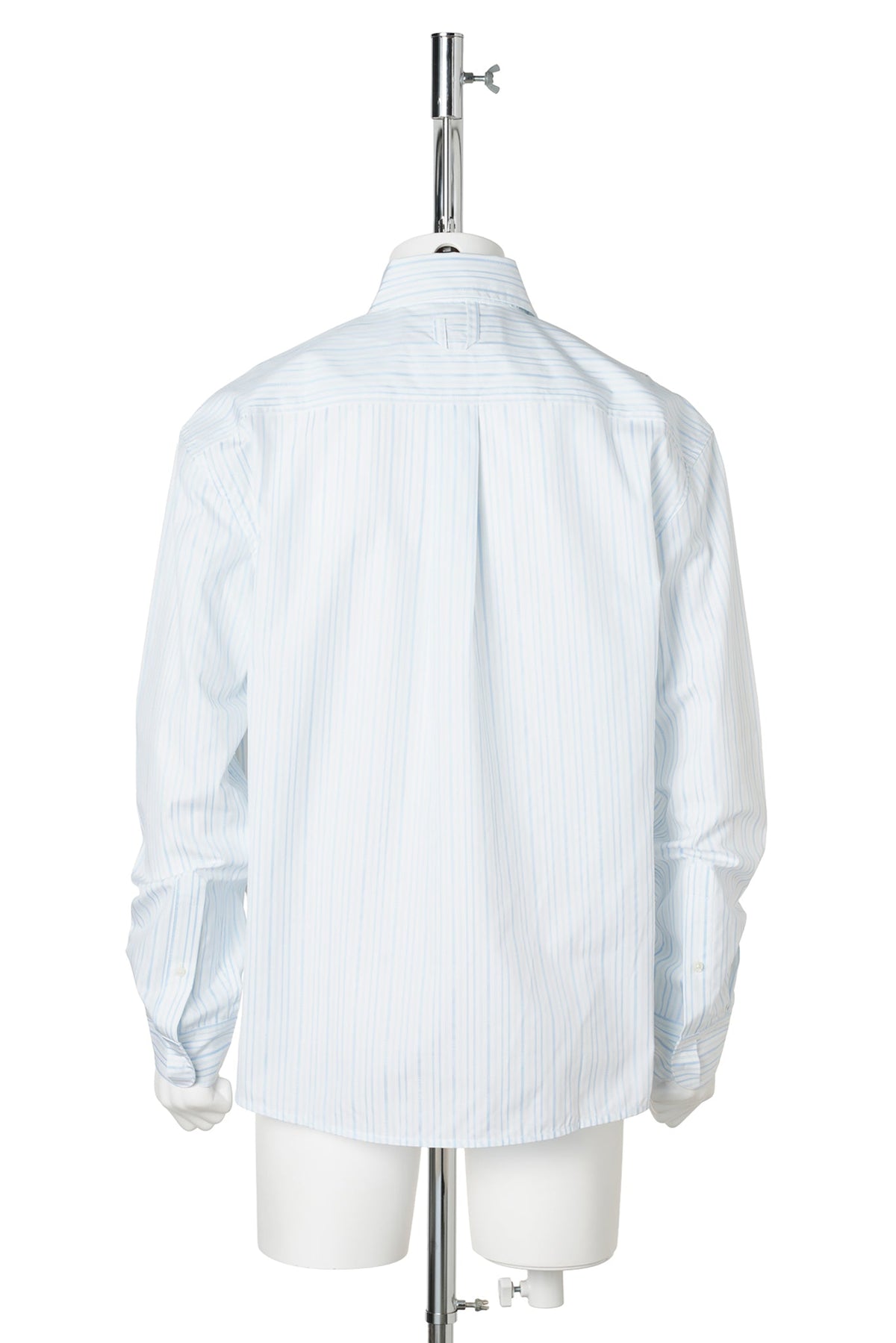 LA CHEMISE SIMON ML / 3ND:STRIPE LOGO LIGHT BLUE/WH