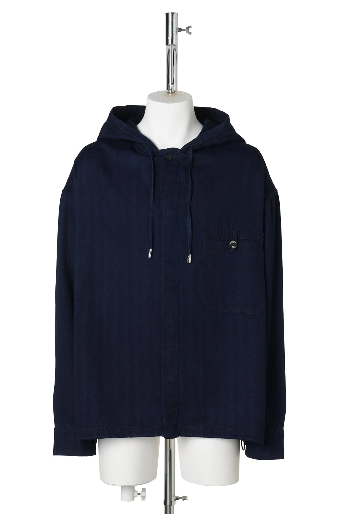 LA CHEMISE DENIM CHEVRON / 390:DARK NAVY