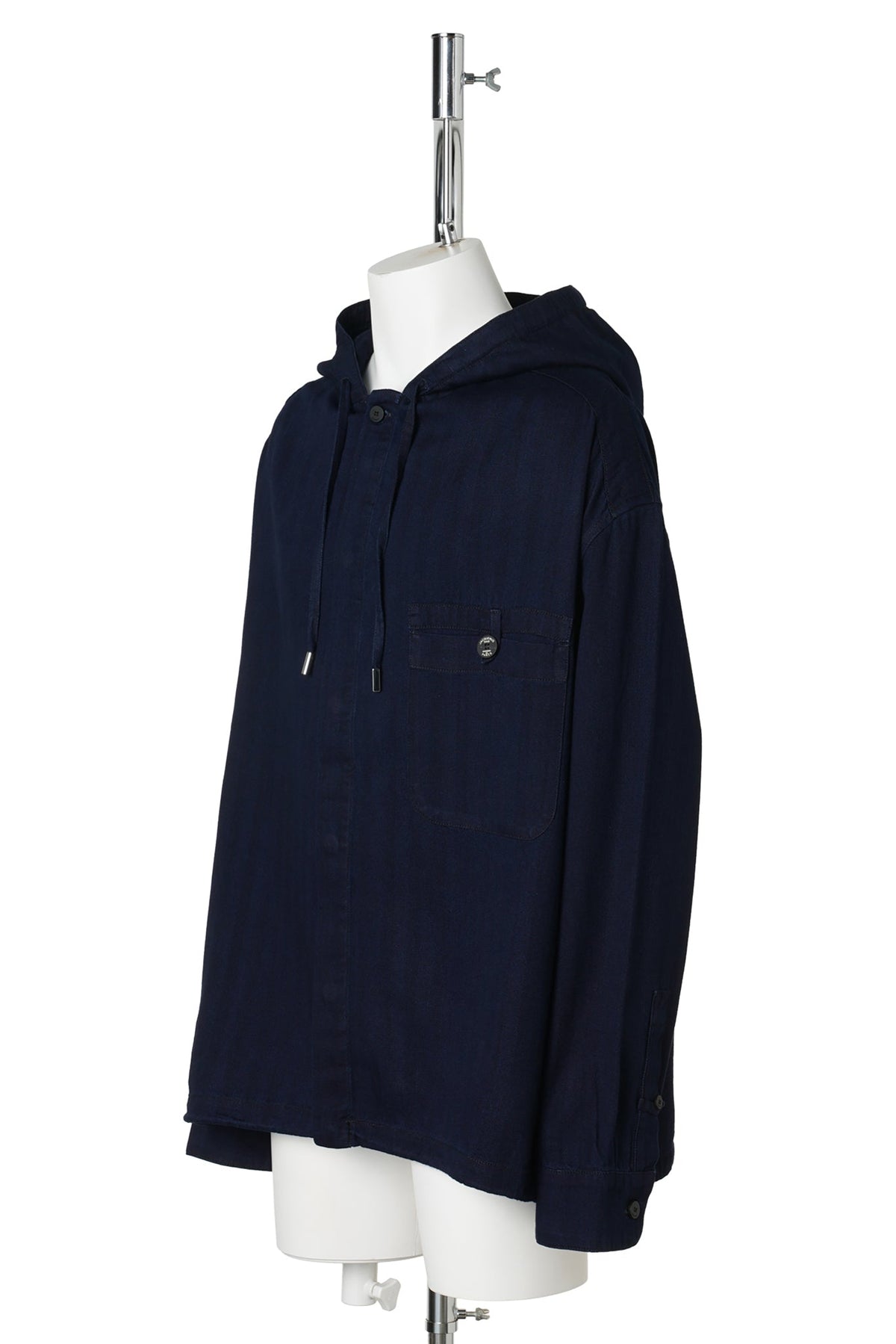 LA CHEMISE DENIM CHEVRON / 390:DARK NAVY