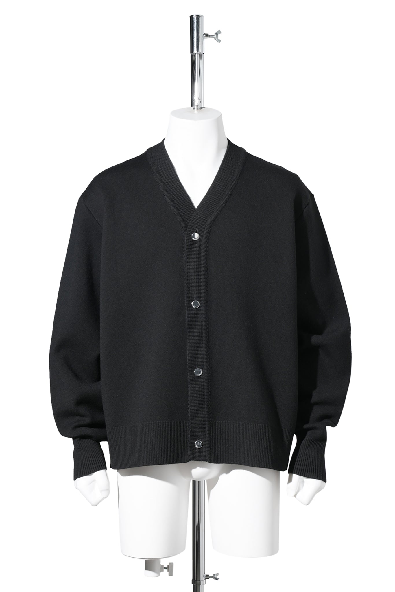 LE CARDIGAN DOPPIO / 990:BLACK