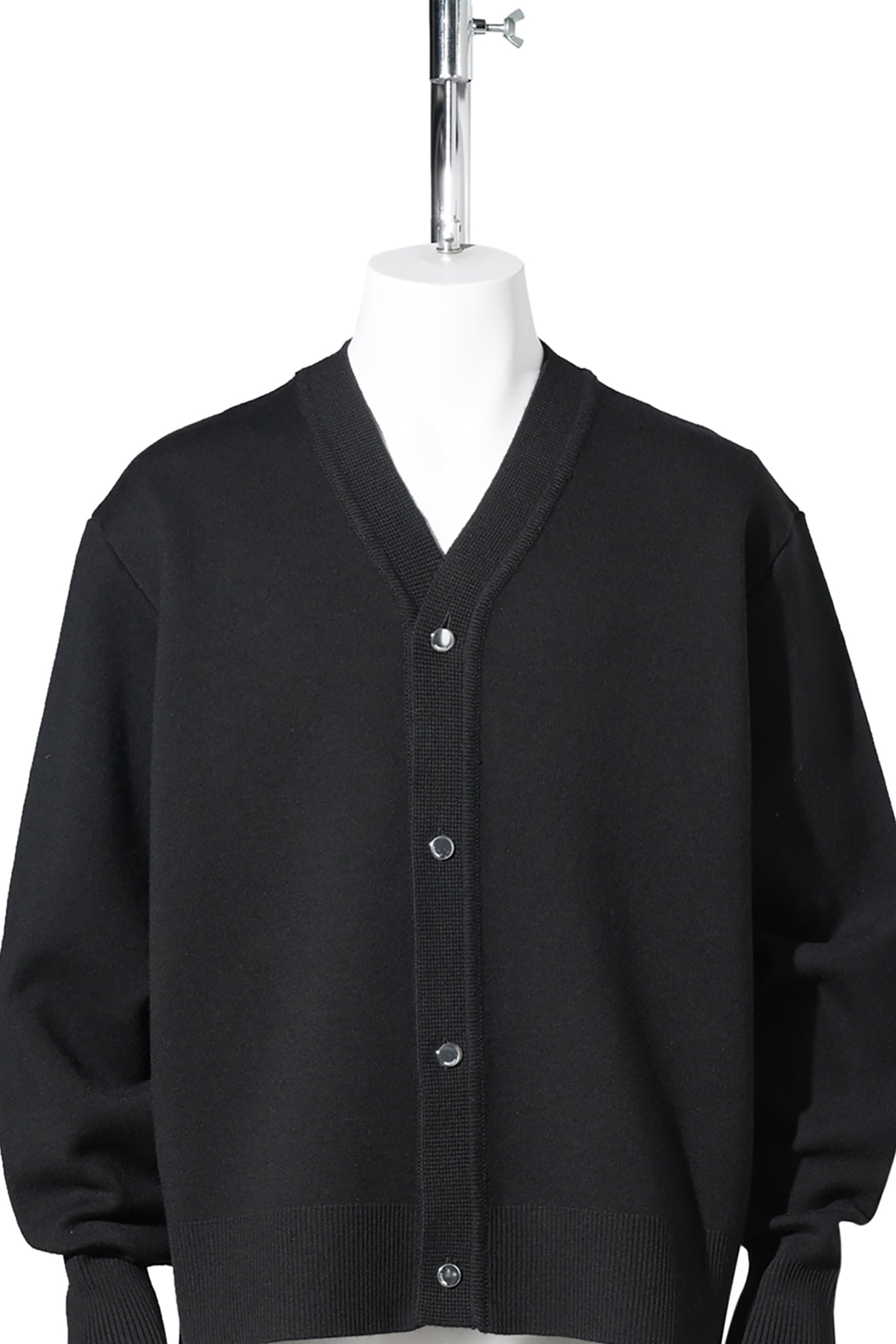 LE CARDIGAN DOPPIO / 990:BLACK