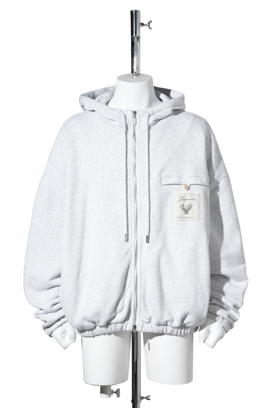 LE HOODIE TORNEO / 9CI:ROSEMARY LABEL GREY