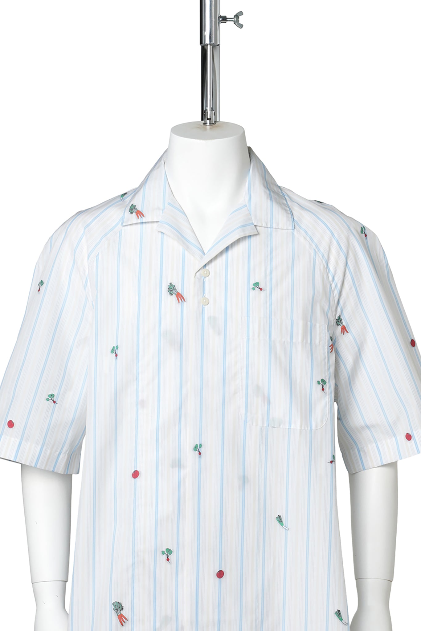 LA CHEMISE ROMARIN MC / 1MF:JACQUARD CLASSIC STRIPES