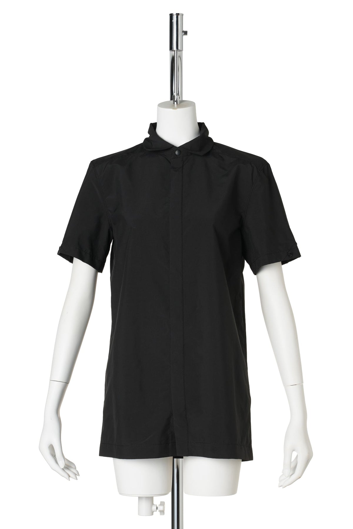DETACHABLE SLEEVE SHIRT WITH BODY BAG / BLACK/AMETHYST