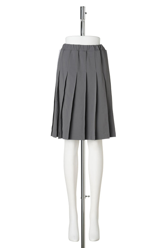 PLEATED RIBBON SKIRT / DOVE