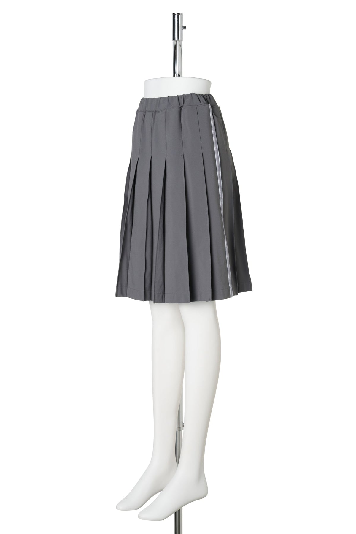 PLEATED RIBBON SKIRT / DOVE