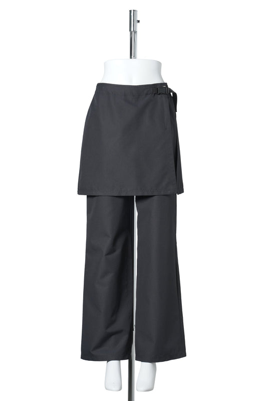 TRAINER SKIRT TROUSERS / BLACK
