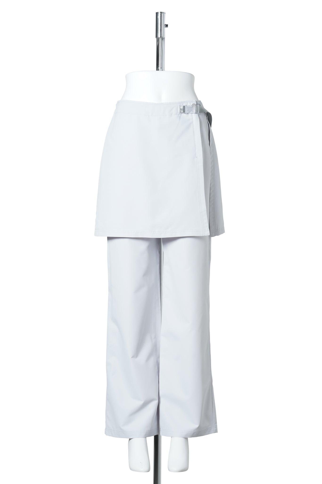 TRAINER SKIRT TROUSERS / LIGHT GREY