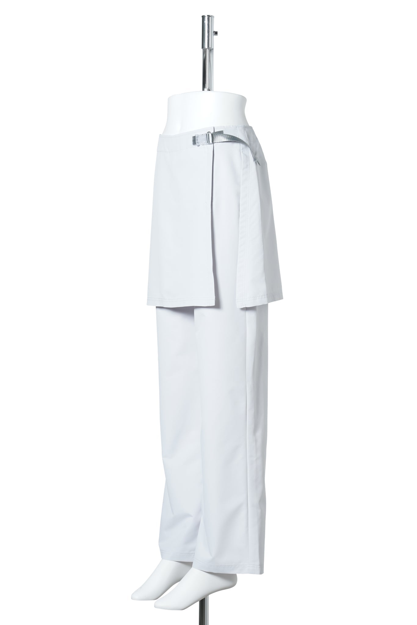 TRAINER SKIRT TROUSERS / LIGHT GREY