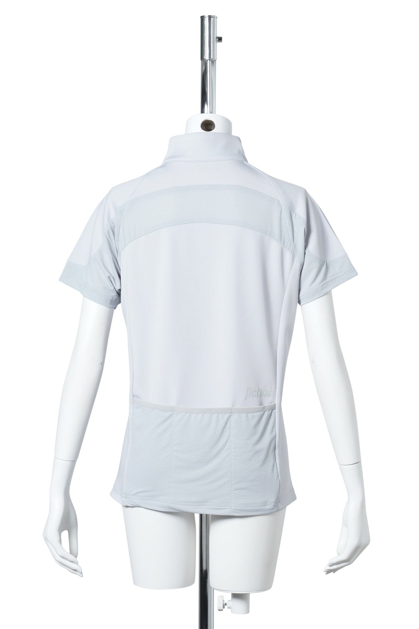 TRAINER HALF ZIP T-SHIRT / LIGHT GREY
